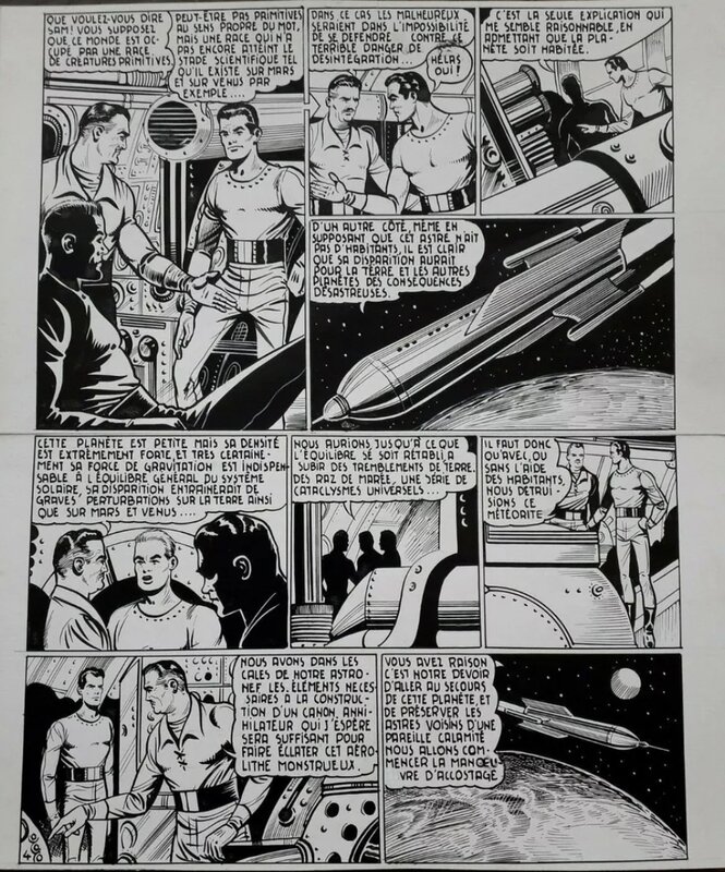 Meteor par Raoul Giordan - Planche originale