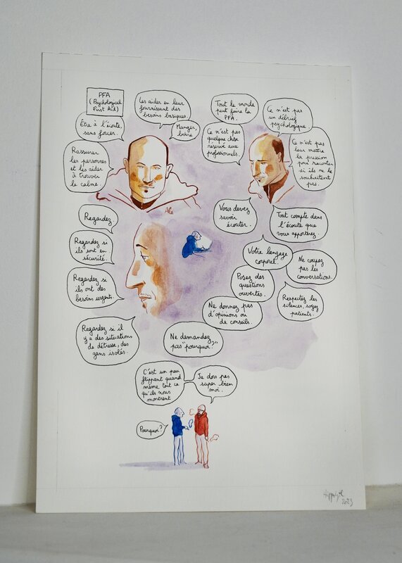 For sale - Hippolyte, Le Murmure de la mer - Planche originale - Comic Strip