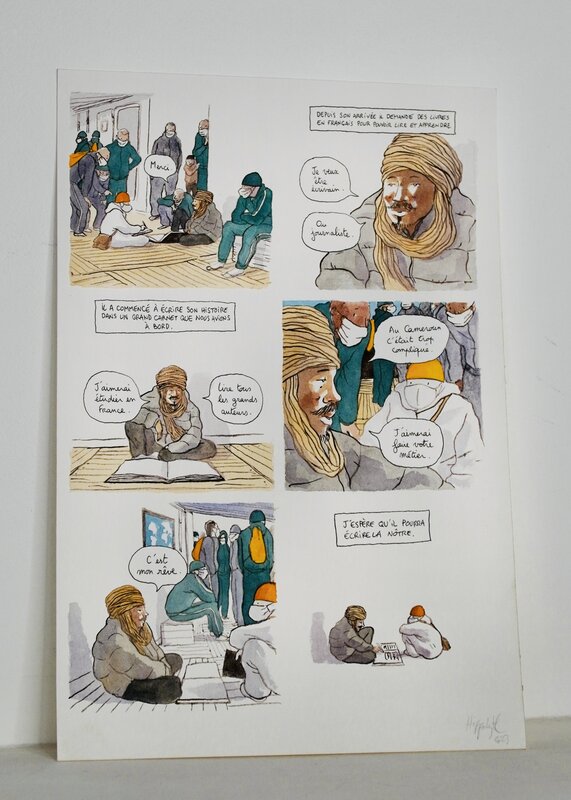 For sale - Hippolyte, Le Murmure de la mer - Planche originale - Comic Strip