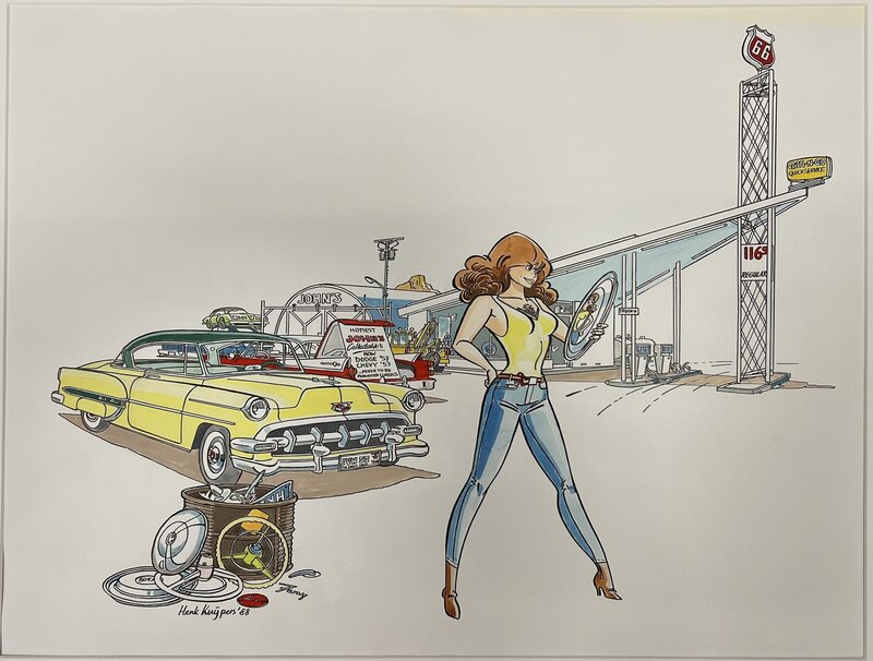 En vente - Franka par Henk Kuijpers - Planche originale