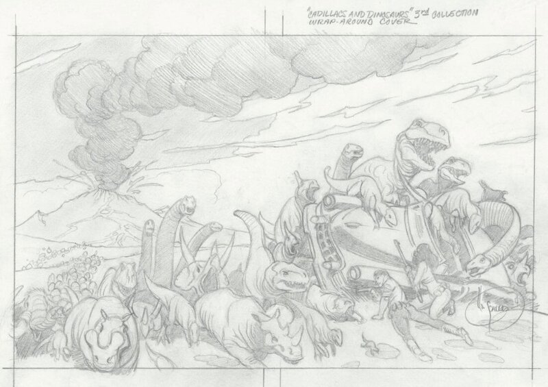 Mark Schultz, Time in Overdrive Final Prelim - Original Illustration