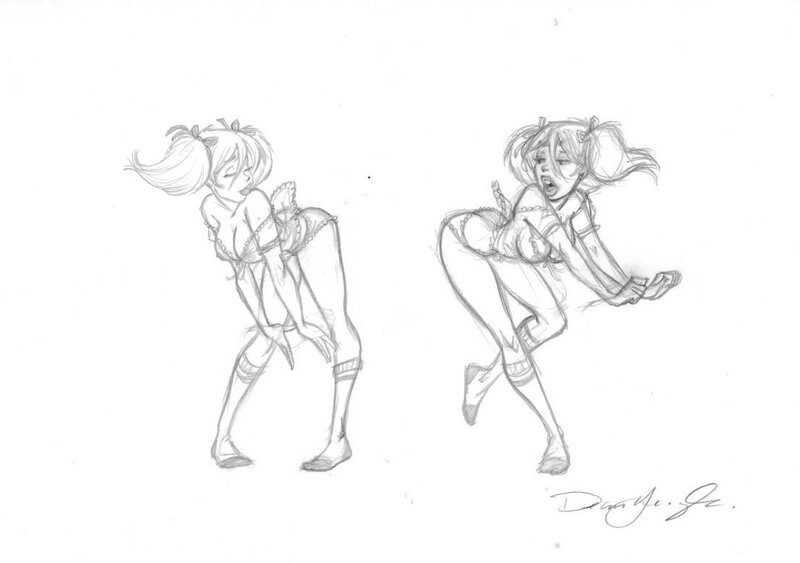 Mandy Dance par Dean Yeagle - Dédicace