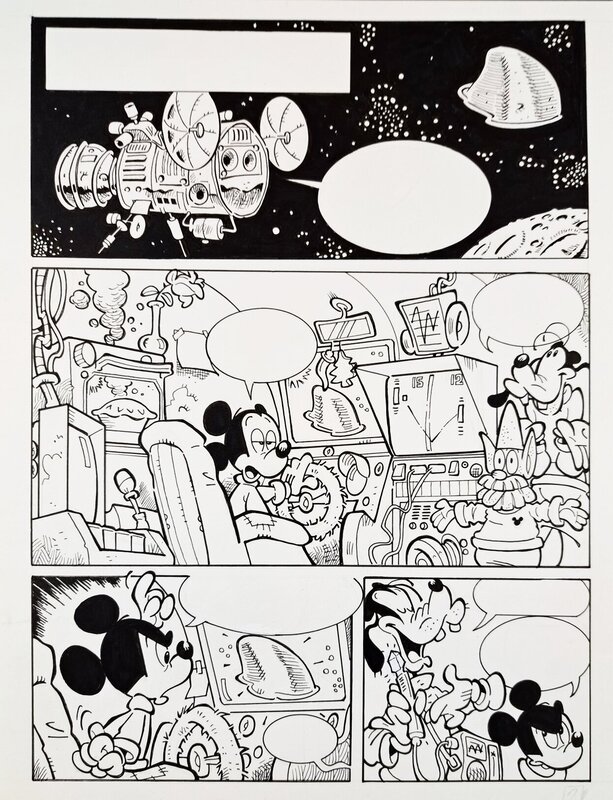 L'orrenda invasione par Giuseppe Ferrario, Tito Faraci - Planche originale