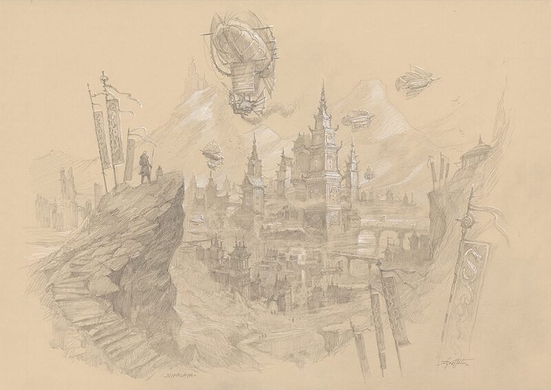 Nipalaya par Didier Graffet - Illustration originale