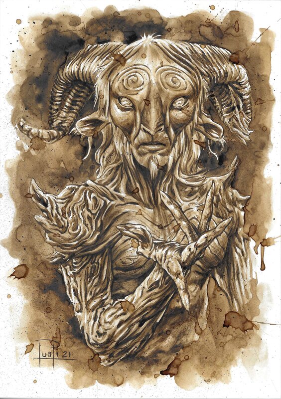 Juapi, Faun (Pan's Labyrinth) - Illustration originale