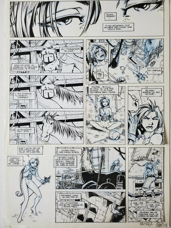 Emmanuel Nhieu, NOCTURNES ROUGES   T2 ZEPHYR - Planche originale