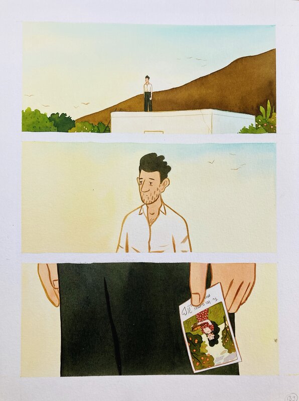 Parciboula - Silence d’Amour - Planche originale