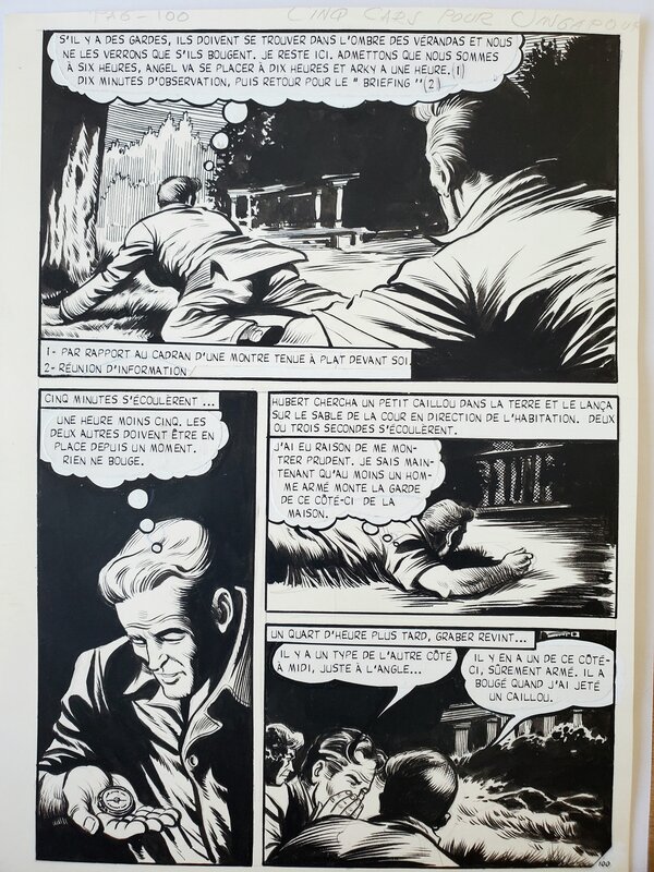Leopoldo Sanchez, OSS 117 n°41 :  5 GARS POUR SINGAPOUR - Planche originale