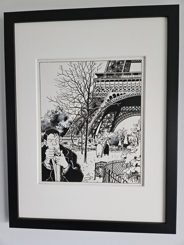 For sale - Tardi, couverture originale ' The Bloody Streets of Paris ', version anglaise de 120 Rue de la Gare - Original Cover