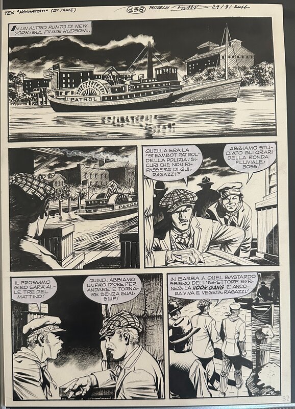 Maurizio Dotti, Tex Willer - Manhattan - Comic Strip