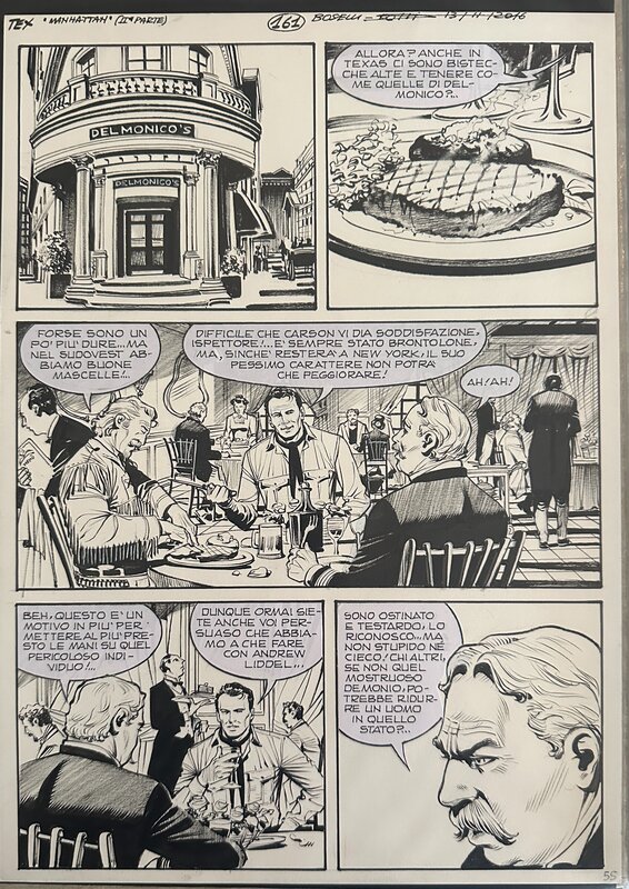 Maurizio Dotti, Tex Willer - Manhattan - Comic Strip