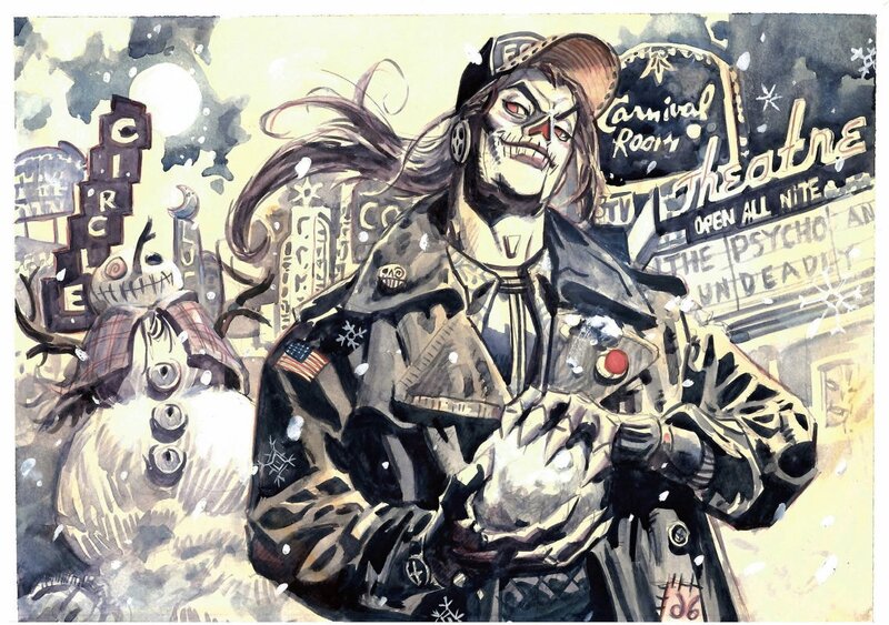 The Psycho par Dan Brereton - Illustration originale