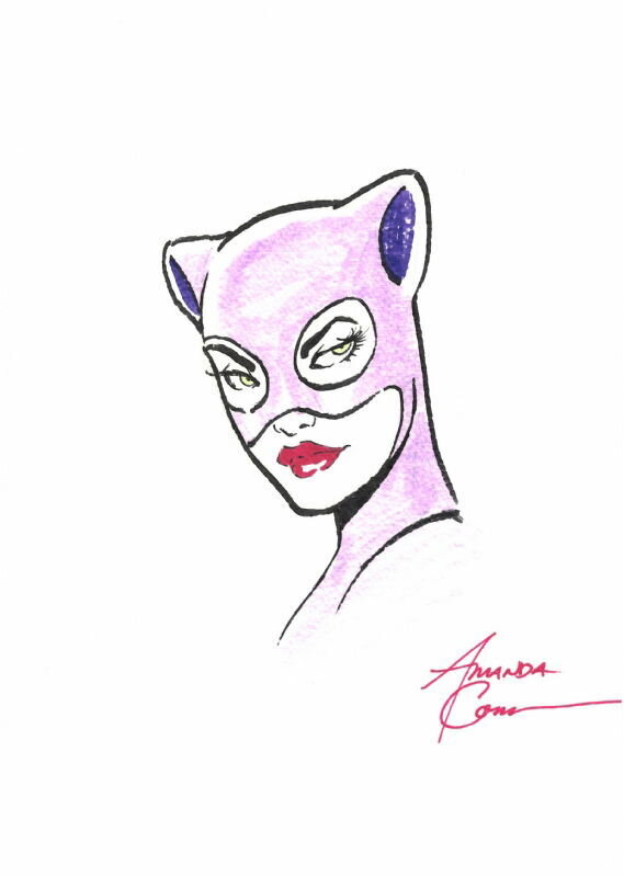 Catwoman by Amanda Conner - Sketch
