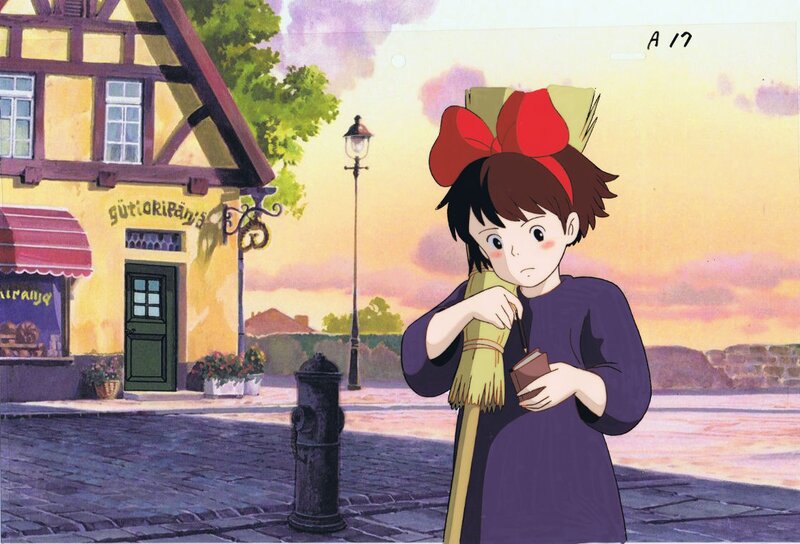 Kiki cell by Studio Ghibli - Original art