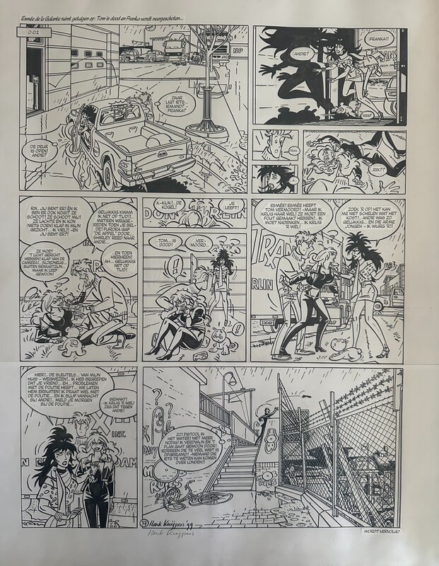 Henk Kuijpers - Franka - Comic Strip