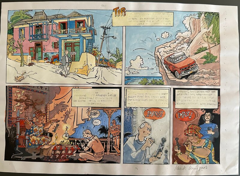 Henk Kuijpers - reclamewerk Bierens Incasso Advocaten - Mise en couleur