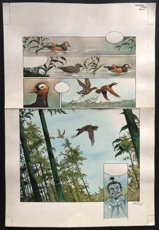 Jung, Jee-Yun Thot, Kwaïdan - Setsuko - Planche originale. - Planche originale