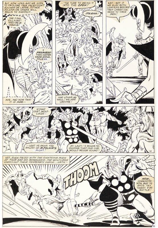 Alan Kupperberg, The Mighty Thor #322 - Original Illustration