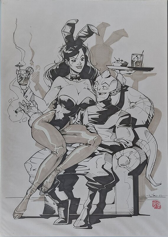 Romain Sordet, Lubia et Anarchon - Teleportation Inc. - Illustration originale