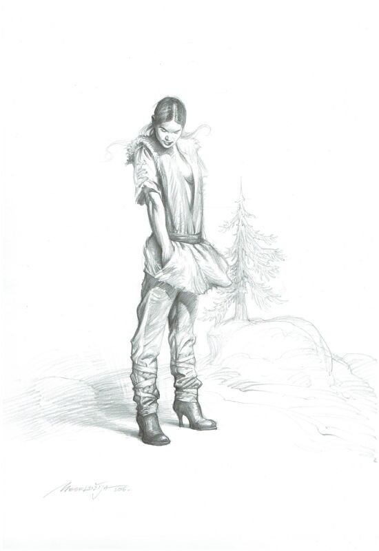 New Shoes by Petar Meseldžija - Original Illustration