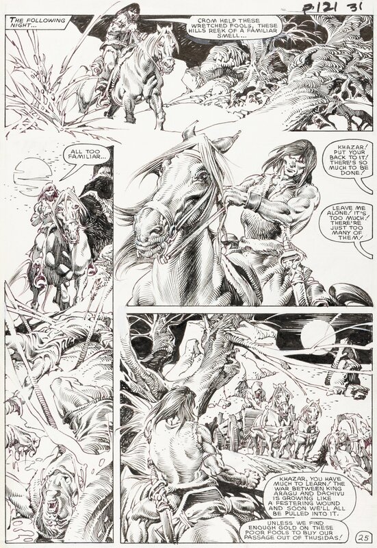 Rudy Nebres, Savage Sword of Conan - T121 p25 - Comic Strip