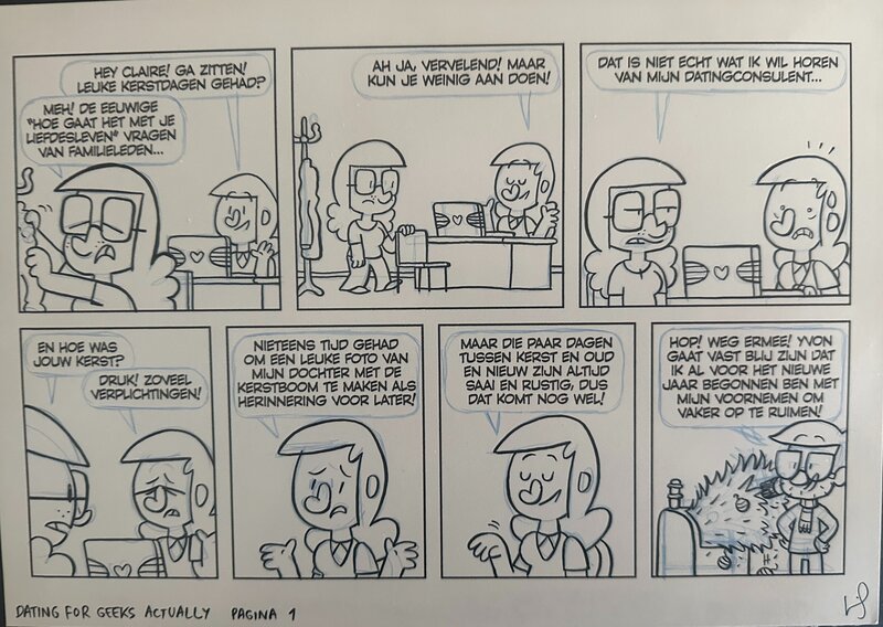 Dating For Geeks par Kenny Rubenis - Planche originale