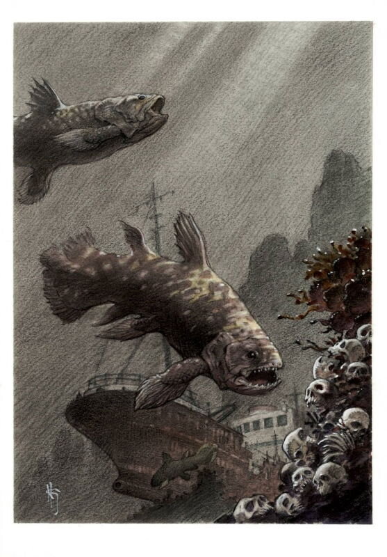 Ancient Survivor by Mark Schultz - Original Illustration