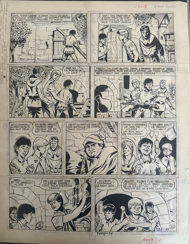 Timoers - vuurvogel par Sirius - Planche originale