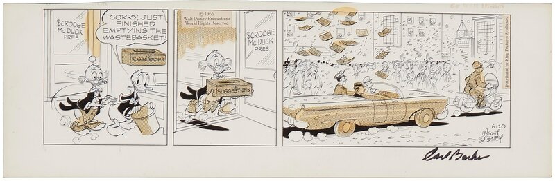 Al Taliaferro, Elis Eringer, Donald Duck daily 1966 - Comic Strip
