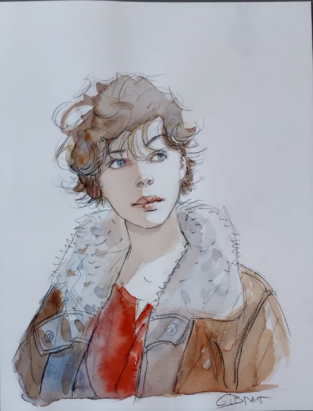 Amélie - Matteo by Jean-Pierre Gibrat - Sketch