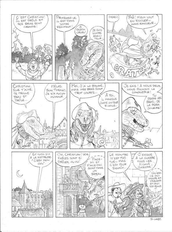 For sale - B-Gnet -  Tyrano de Bergerac - Comic Strip