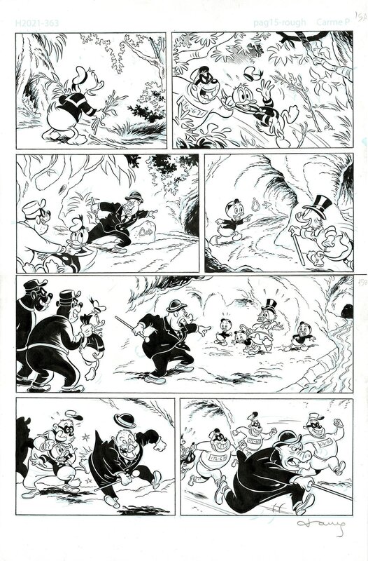 Tony Fernandez, Carmen Perez, Studio Comicup, Paul Hoogma, Frank Jonker, De vallei van het Gouden Licht - Planche originale