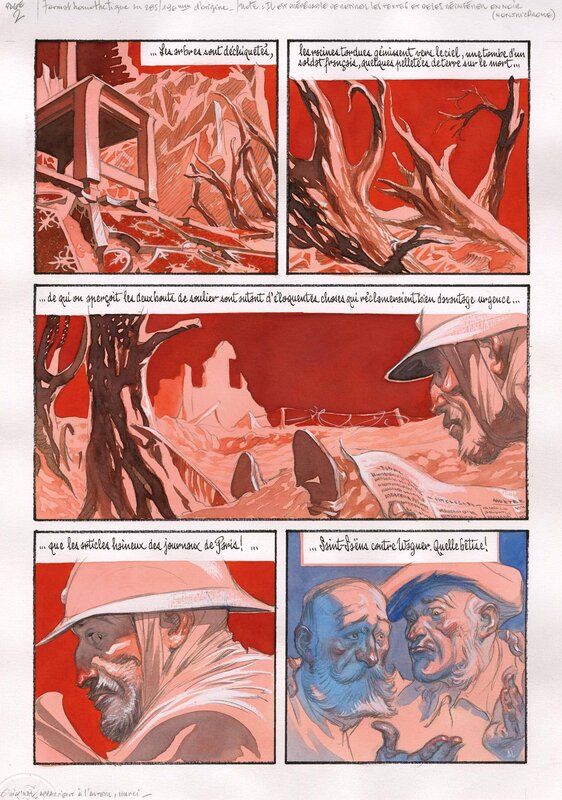 Al Severin, Paroles de poilus - Saint Saëns contre Wagner planche 2 - Comic Strip