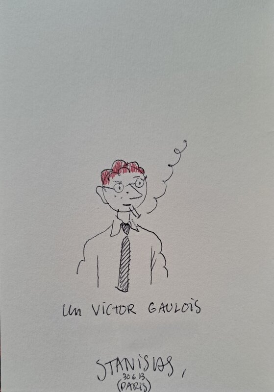 Victor Levallois par Stanislas, Laurent Rullier - Dédicace