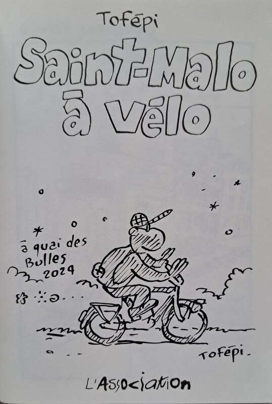 Tofépi, St-Malo by night & by bike - Sketch