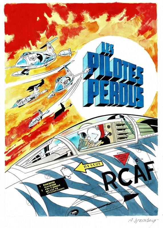 Albert Weinberg, Dan Cooper Les pilotes perdus - Planche originale