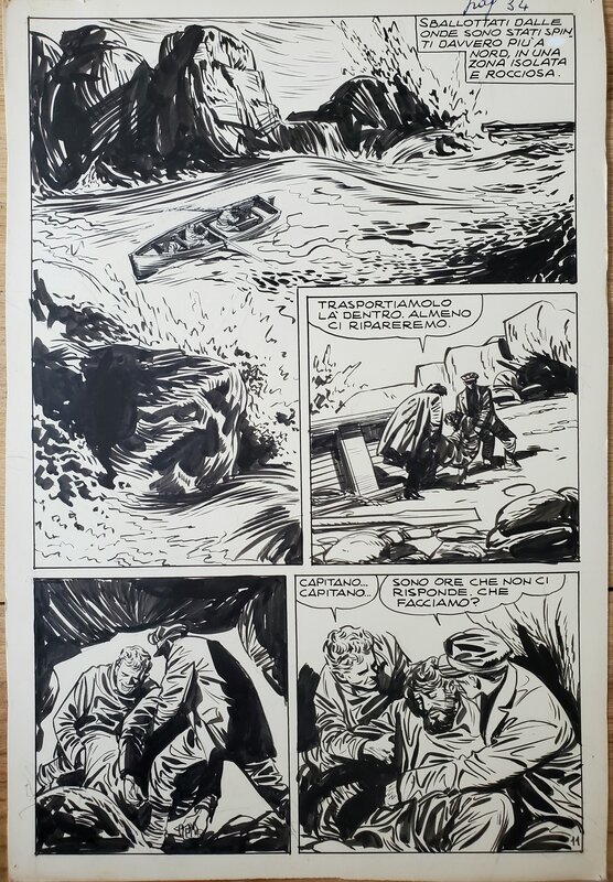 Vittorio Cossio, IL DRAMMA DELLO SPARVIERO - Comic Strip
