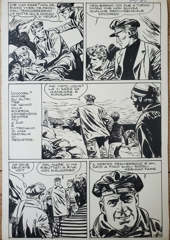 Vittorio Cossio, IL DRAMMA DELLO SPARVIERO - Comic Strip