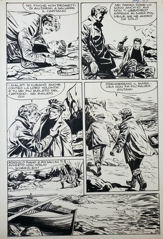 Vittorio Cossio, IL DRAMMA DELLO SPARVIERO - Planche originale