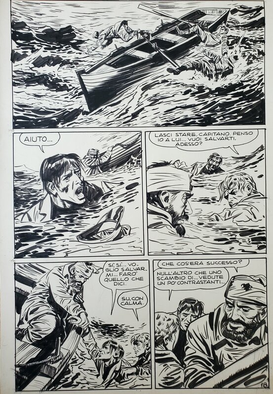 Vittorio Cossio, IL DRAMMA DELLO SPARVIERO - Comic Strip