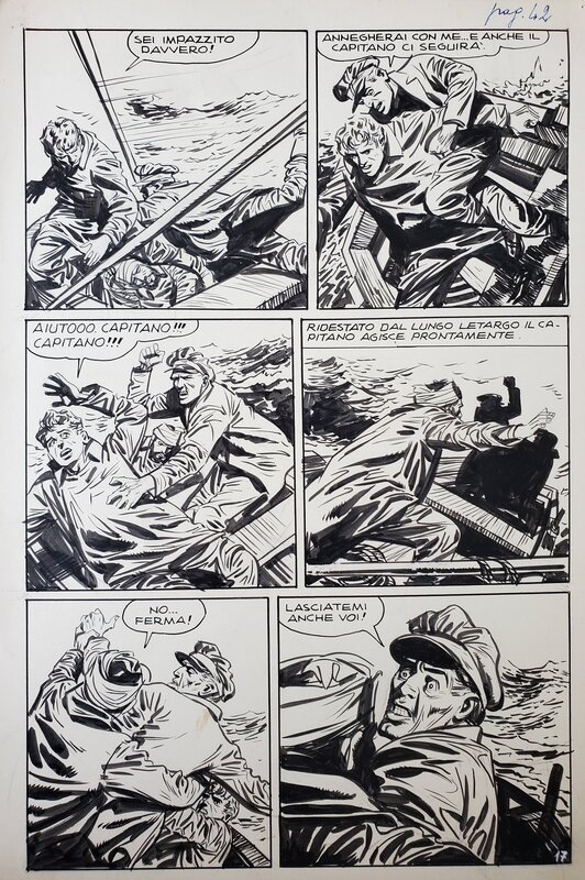 Vittorio Cossio, IL DRAMMA DELLO SPARVIERO - Comic Strip
