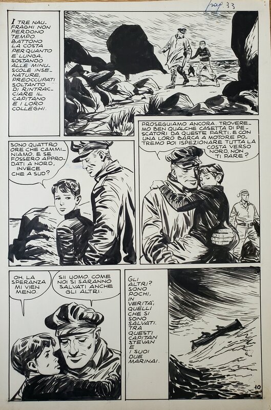 Vittorio Cossio, IL DRAMMA DELLO SPARVIERO - Planche originale