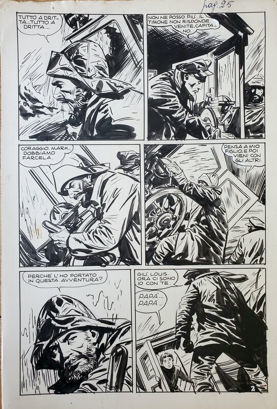 Vittorio Cossio, IL DRAMMA DELLO SPARVIERO - Comic Strip