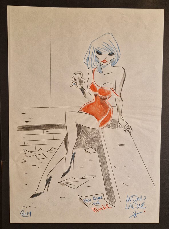 Nite Club by Antonio Lapone - Original art