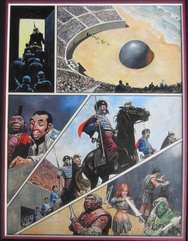 Don Lawrence, De legende van ygdrassil - Planche originale