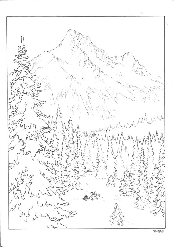 En vente - B-Gnet - Glouton Tome 1 p. 55 (Recto Verso) - Planche originale