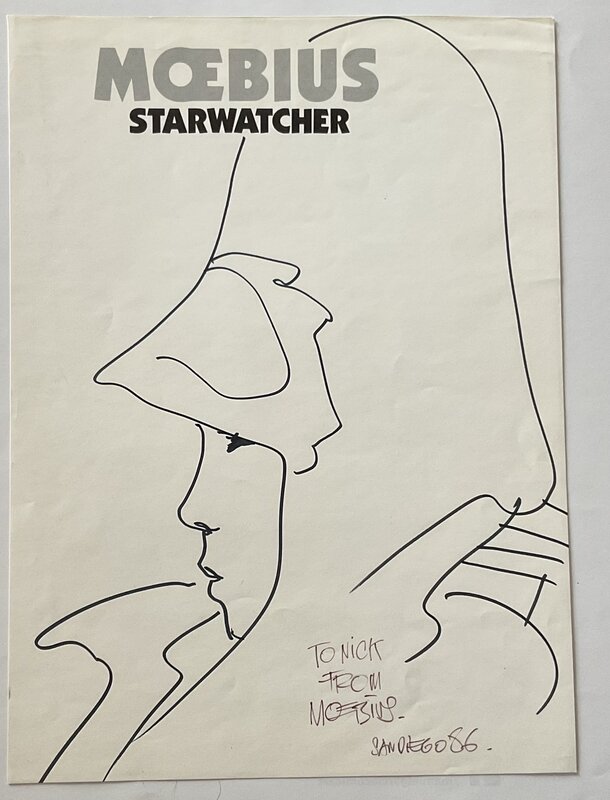 Dédicace Moebius - Sketch