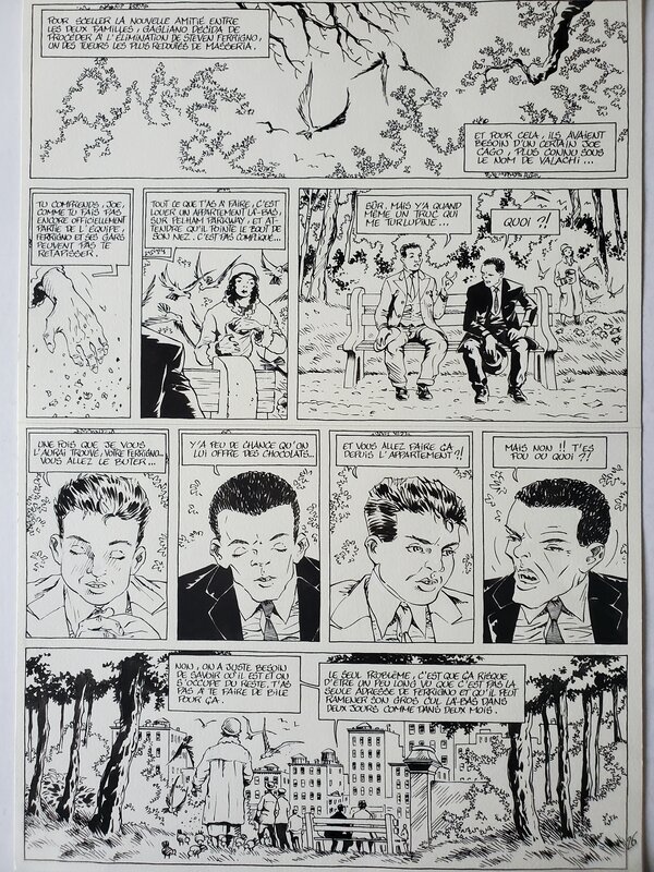 Erwan Le Saëc, CE QUI EST A NOUS   T2 LA MORT D'HEMAN ROSENTHAL - Planche originale