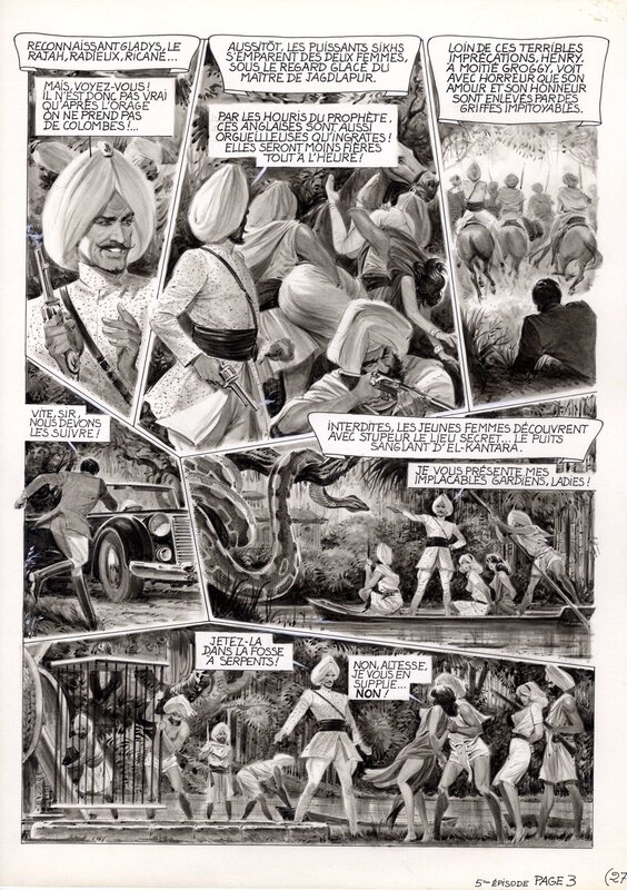 Georges Lévis, Jean Sidobre, Les Perles de l'amour - Comic Strip