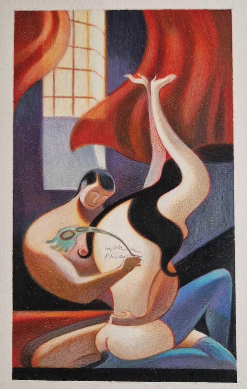I Tarocchi di Dante by Andrea Serio - Original Illustration